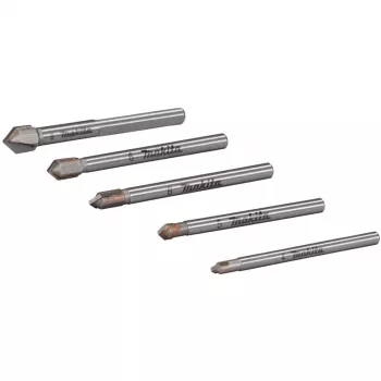 Puurikomplekt Makita E-25410 klaasile ja plaadile, 5 tk