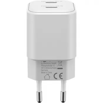 USB-C Dual-Fast Charger Nano, PD, GaN, 35 Watt (valge, 2x USB-C, Power Delivery 3.0)