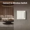 AQARA Light Switch H2 EU (4 nuppu, 2 kanalit) (WS-K08D) - Zigbee ja Thread seinallüliti 2 releega