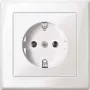 Pistikupesa CEE 7/3 Merten MEG2301-1519 Valge