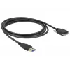 USB-kaabel DeLOCK 83599 USB 3.2 Gen 1 3m USB A Micro-USB B Must