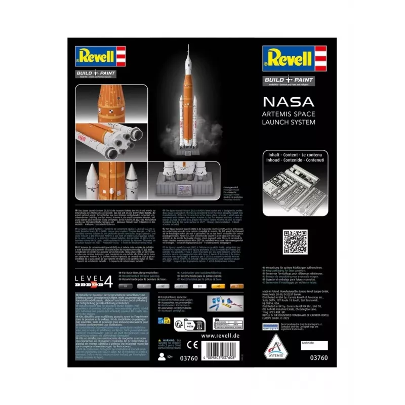 Plastik model Artemis Space Launch System