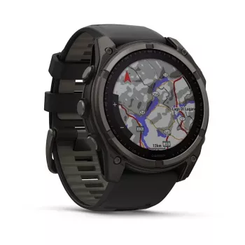 Garmin fenix 8 3.56 cm (1.4) 51 mm Digitaalne 280 x 280 pikslit Puuteekraan Titaan Wi-Fi GPS (satelliit)