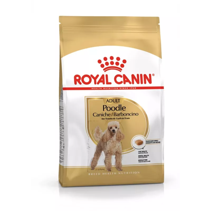 Kuiv koeratoit Royal Canin Poodle Adult 1,5 kg — kana, 30% valku, 19% rasva