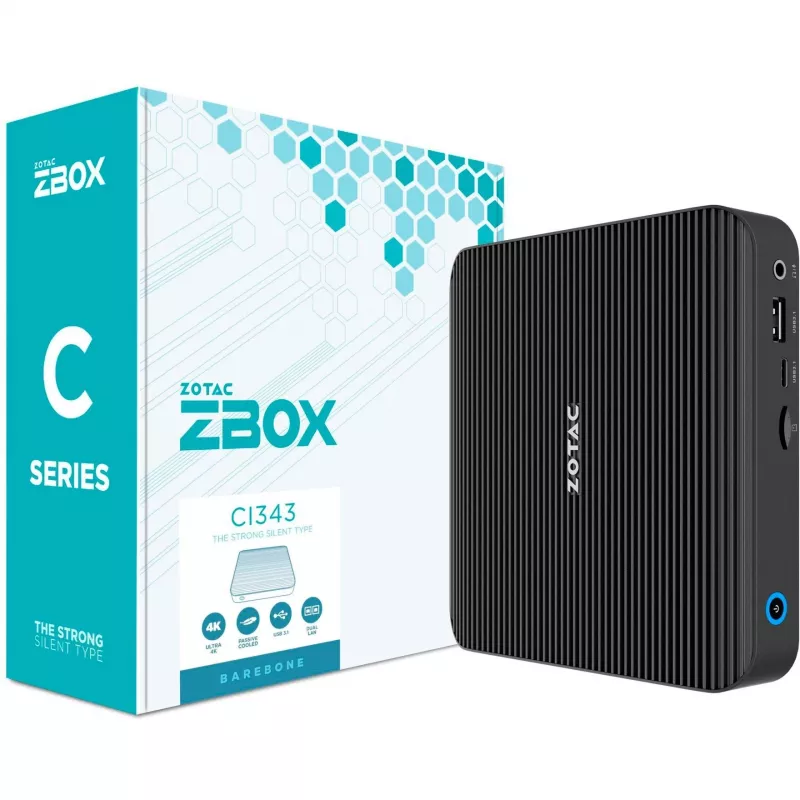 Mini-arvuti Zotac ZBOX edge CI343 N100 3,4 GHz 16 GB SSD