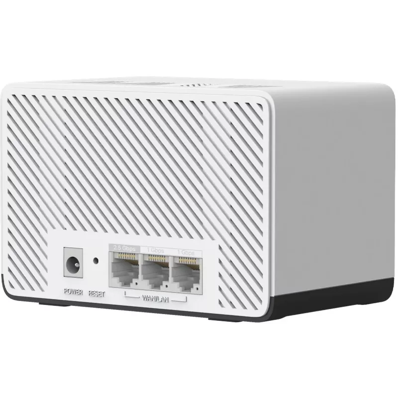 Võrgusüsteem MERCUSYS Halo H27BE kaheribaline Wi‑Fi 7, 2‑pakend, 3x LAN, 3568 Mbit/s, sisseehitatud antennid, valge