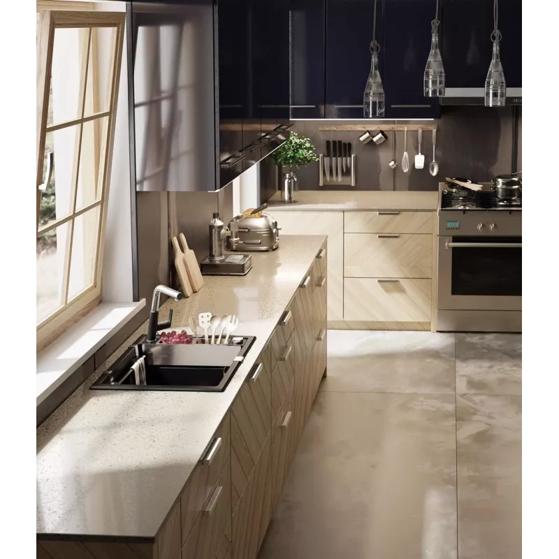 DEANTE Must MATT MAGNETIC 1-BOWL GRANITE SINK