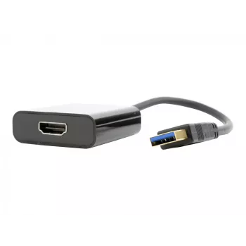 USB graafikaadapter GEMBIRD A-USB3-HDMI-02, HDMI väljund, kuni 1920x1080, must, 36 g