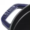 Staub 24 cm ümmargune malmkookott tumesinine