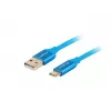 USB-A - USB-C kaabel LANBERG CA-USBO-22CU-0005-BL, USB 2.0, 0,5 m, sinine, isane–isane