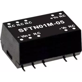Toiteadapter MEAN WELL SFTN01N-05 1W 5V Sisend 21.6-26.4V
