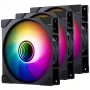 Korpuseventilaatorid PHANTEKS M25G2-140 D-RGB Reverse Blade 140mm 3-pakk Must