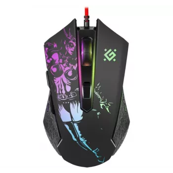 Mänguri optiline juhtmega hiir DEFENDER GM-933 SIN'SISTER 7200 dpi 6P RGB