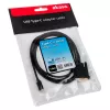 DVI-kaabel Akasa AK-CBCA10-18BK 1.8 m DVI-D Must