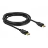 Delock - DisplayPorti kaabel - DisplayPort (M) DisplayPorti (M) - 3 m - riiviga - must