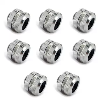 XSPC Connector G1/4 kuni 14mm Hardtube, kroom - 8 tk