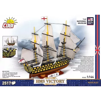 Ehituskomplekt Cobi HMS Victory — 2517 tükki, detailne ajalooline purjelaeva mudel