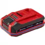 Akupank EINHELL Power X-Change Plus 18 V 4,0 Ah — veekindel, lühisekaitse