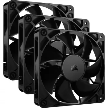 Ventilaator Corsair RS120 12 cm Must 420-2100 RPM 3 tk