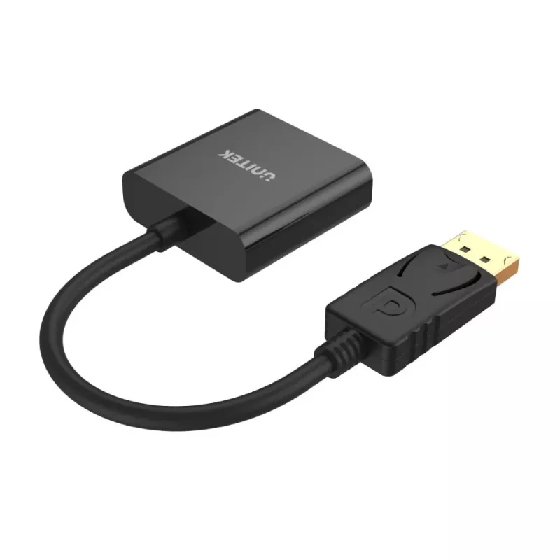 UNITEK Y-5118E DisplayPort–VGA-adapter, must, isane