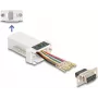 DeLOCK D-Sub 9 emane RJ45 emasele koostekomplekt valge VGA RJ-45