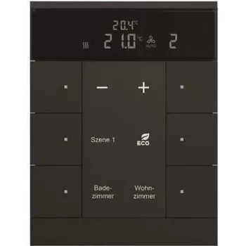 Busch-Jaeger HVAC-Device 6-way, BE, must, matt SBR/U6.0.11-885 (2CKA006330A0040)