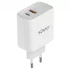 Savio LA-12 mobiilseadme laadija universaalne valge AC kiirlaadimine