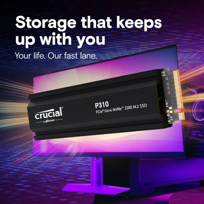 SSD-ketas Crucial 1 TB M.2 PCI Express 4.0 NVMe P310