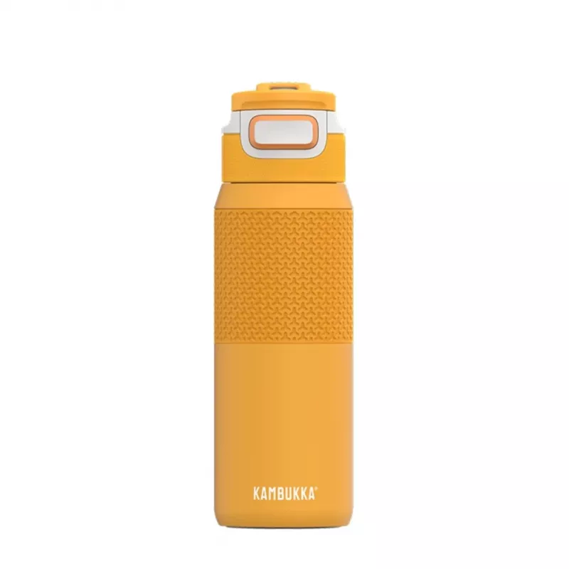 Korduvkasutatav vaakumisolatsiooniga veepudel Kambukka Elton 750 ml, Tritan, lukustatav kaas, oranž
