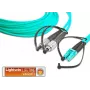 Lightwin LDP-50 FC-LC 5.0 OM3 fiiberoptiline kaabel 5 m LSOH 2x FC 2x LC türkiissinine (LDP-50 FC-LC 5.0 OM3)
