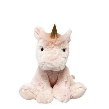 Pehme mänguasi TULILO Mascot Lily Unicorn 30 cm — pehme topis, istuv disain