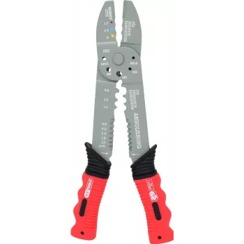 Pressimistangid ks tools 115.1231, 220 mm – isoleeritud ja isoleerimata klemmide jaoks