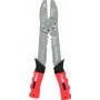 Pressimistangid ks tools 115.1231, 220 mm – isoleeritud ja isoleerimata klemmide jaoks
