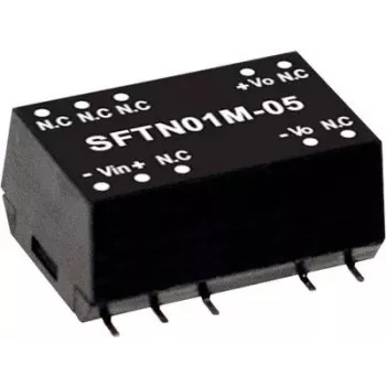 Toiteadapter MEAN WELL SFTN01M-05 1 W 5 V sisend 10.8-13.2 V