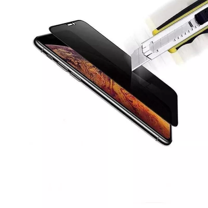 Karastatud klaasist ekraanikaitse Devia Real Series iPhone XS Max’ile, 3D täisekraan, must