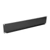 Rack blanking panel Extralink Front Blank Panel 2U 19 inch Must, steel housing