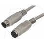 S/CONN 78106-2 PS/2 kaabel 1,8 m 6-p Mini-DIN Valge