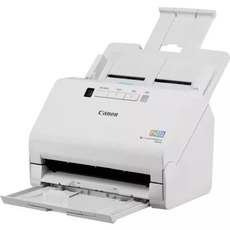 Canon imageFORMULA RS40 foto- ja dokumendiskanner, 600 x 600 DPI, 40 ppm, 30 ppm, halltoonides, ühevärviline, lehtskanner, valge