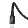 Baseus Rapid 3-in-1 USB-kaabel 1,5 m USB A USB C/Micro USB A/Lightning Must