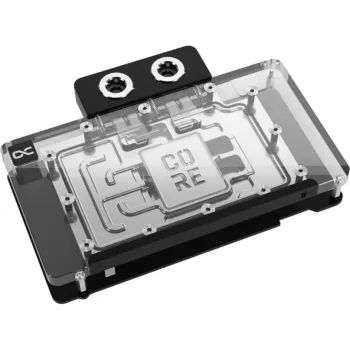 Graafikakaardi veeblokk Alphacool RTX 5080 Phoenix läbipaistev hõbedane tagapaneeliga
