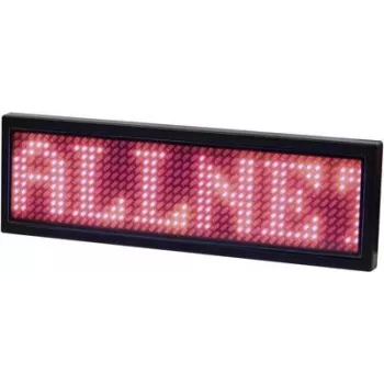 ALLNET Namensschild elektronisch programmable Serial - Värv Punane (ALLNTAGRv2)