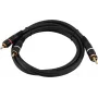 RCA (Cinch) helikaabel Omnitronic 30209352 2x2 0,3 m