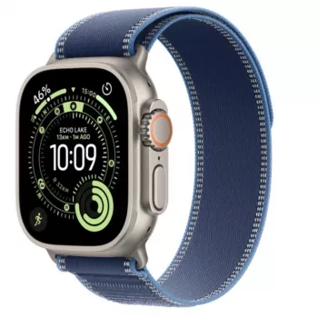 Nutikell Apple Watch Ultra 3 GPS + Cellular 49mm Natural Titanium korpusega Sinine/Hele-sinine Trail Loop S/M