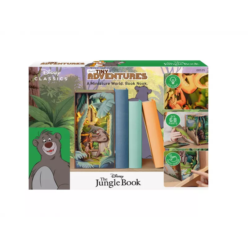 Plastmudelikomplekt REVELL Disney Džungli Raamat Tiny Adventures 00535 – klõpsatavad figuurid, kollektsionääri väljapanek