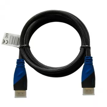 HDMI-kaabel SAVIO CL-02 1,5 m — HDMI 1.4, 4096×2160, ARC, Ethernet, kullatud kontaktid
