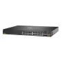 Hewlett Packard Enterprise HPE Aruba Networking CX 6200F 24G 4SFP+ lüliti - lüliti - max. virnastamiskaugus 10 km - L3 - hallatav - 24 x 10/100/1000 + 4 x 100/1000/10G SFP+ - esiosa a