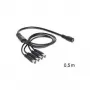 Toitekaabel DeLOCK 83287 Must 0,5 m