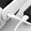 Akyga AK-USB-59 USB-A (M) - USB-C (M) kaabel, USB 2.0, 1 m, silikoon