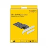 SATA ja M.2 PCI Express kaart DeLOCK 3 porti SATA ja 2 pesa M.2 Key B