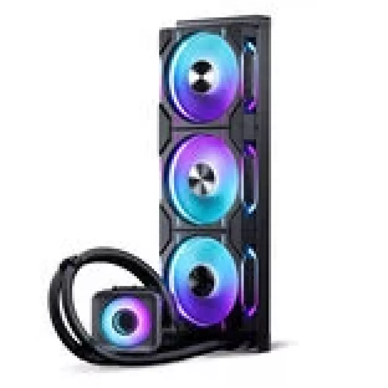 Phanteks Glacier One 360D30 X2 DRGB AIO vedeljahutus, 360 mm, must